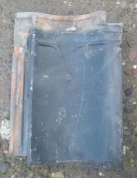 VH dakpan zwartgeglazuurd